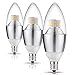 TGMOLD Candelabra LED Bulbs, Dimmable 60Watt Light Bulbs Equivalent, 6Watt Daylight White(4000K) Chandelier Bulb, E12 Candelabra Base, 550lm LED Candle Bulb, 3 Pack