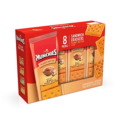 MUNCHIES CHEESE CRACKERS 1.42OZ 8 PACK