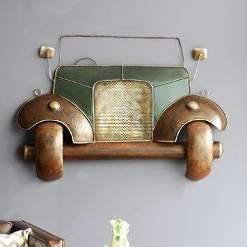 Kraft Kulture Vintage Jeep Car Decor Metal Wall Art Amazon In