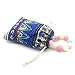 Elesa Miracle 20pcs Retro Cotton Canvas Pouch Bag, Drawstring Coin Purse, Gift Bag Value Set