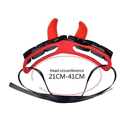 Small Pet Costume Halloween Headdress Festival Fancy Dress Up for Small Cats Dogs With Tying Strap - Thumbnail 6