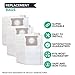 Think Crucial Replacement Bags, Fits Vacmaster 5-6 Gallon Wet & Dry Vacs, Compatible with Part # VDBS (6 pack)