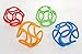 OgoBolli Teething Ring Tactile Sensory Ball Toy for Babies & Kids - Stretchy, Soft Non-Toxic Silicone - Ages 3 Months and up - Green