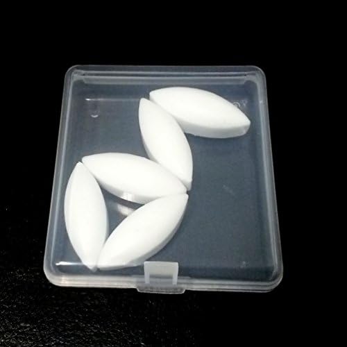 PUL FACTORY Olive Shape PTFE Magnetic Stirrer Bars 11x30mm, Pack of 5
