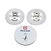Bottle Glorifier,Bottle Light Sticker by Glowseen, Led Grow Coaster for Wine Bottle, 3 Pack -Cool White