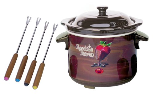 Nostalgia CHM-910 Chocolate Heaven Fondue Pot