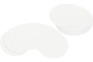 PATIKIL 5inch Circle Card Stock, 50Pcs Round Shape Cutouts Paper Thick Cardstock Coaster for DIY Craft Projects Classroom Bul