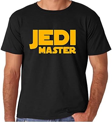 Jedi Master Dad Shirt Part of the Jedi Master and Jedi in Training Dad &amp; Son Matching shirts (Large)