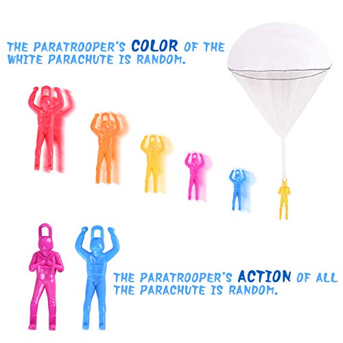 GALOPAR 10 pcs Parachute Toys for Kids, with 1 Watercolor Pen, Tangle