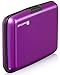 GreatShield RFID Blocking Wallet [8 Slots | Aluminum] Portable Travel Identity ID / Credit Card Safe Protection Card Holder Hard Case for Men and Women (Purple)