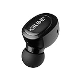 Bluetooth Earbud, GRDE Mini Wireless Earbud Bluetooth Earpiece Smallest Earphone Secure Fit Car Headset Headphone with Mic for iPhone 7 Plus Samsung Galaxy S8 Note 8 Cell Phones(Black)