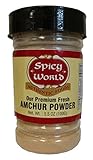 Spicy World Premium Amchur Powder 3.5 Ounce Jar - Dry Mango Ground
