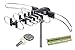 Supreme Amplified Boostwaves EasyAntenna 2805 B No Assembly Foldable Outdoor Remote Controlled HDTV UHF VHF Antenna FM Radio 360° Motorized Rotation and Set-Up Kit & 50ft RG6 Cable