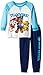 Paw Patrol Boys' Toddler 2 Piece Crew Neck Jogger Set, Blue, 2T