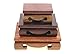 Oriental Furniture Display Stand Wooden Rectangle Rectangular Shape Solid Rosewood Wood Display Base Holder for Small Little Things Statues Items Home Decoration Include 3 Stands/Set