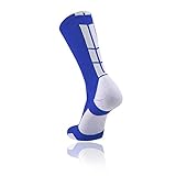 Baseline 3.0 Athletic Crew Socks (Royal/White, Small)