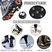 Ice Grippers Cleats for Shoes and Boots - 2 Pack Anti Slip Shoe Grip Crampons Spikes for Snow and Ice Make Winter Walking Safer and Provide Stability for Both Men and Women