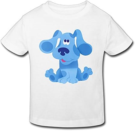 Radyk56rtyh Toddler's 100% Cotton Blue's Clues Cute T-Shirt