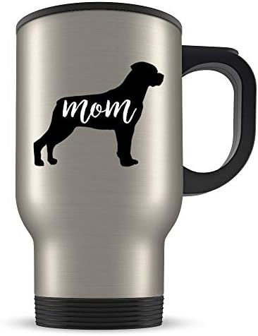 Rottweiler mom Travel Mug Rottweiler Gifts for Women Rottweiler Gifts Rottweiler Mug Rottweiler Traveler Rottweiler Lover Rottie mom