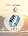 Fitness Tracker Watch, Simply Operation Walking Running Pedometer with calorie burning and steps counting by Bomxy (Red)