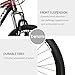 Max4out Mountain Bike 21 Speed 26 inch Shining SYS Double Disc Brake Suspension Fork Rear Suspension Anti-Slip Bikes Redthumb 4