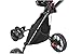 CaddyTek Deluxe 3 Wheel Golf Push Cart Version 3, CaddyLite 11.5 V3-Black...