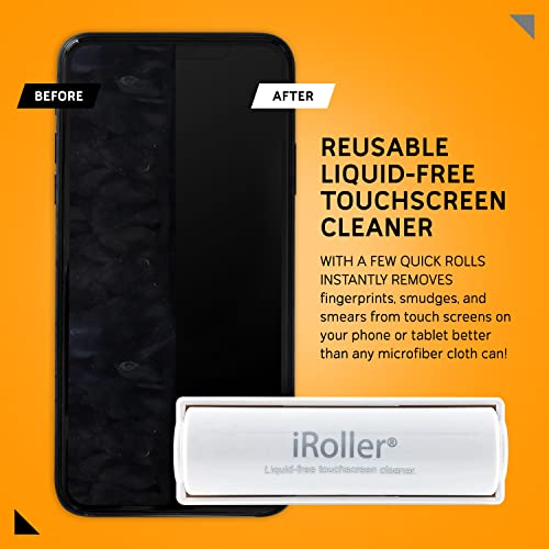 iRoller Premium Screen Cleaner, Reusable LiquidLess, NonChemical