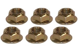 TRI COMPONENT Torque Converter Nuts, fits A4LD C3 C4 C5 C6 AOD E4OD Heavy Duty 3/8"-24x0.34 E40D