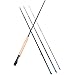 Sougayilang Fly Fishing Rod 4 Piece 9 Feet Graphite Carbon Fly Fishing Pole for Trout Salmon Carp Pikes Fly Fishing