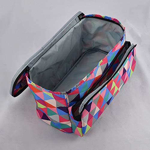 Flagsky Portable Knitting Bag Yarn Storage - Durable Canvas Yarn Bag - Yarn Organizer Crochet Bag for Yarn Skeins, Crochet Hooks, Knitting Needles (up to 14 Inches) and Other Small Accessories - Thumbnail 5