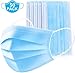 50 Piece Disposable Face Mask Safety Mask Dust for Medical Dental Salon and Personal Health, 3-Ply Ear Loop