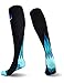 SUGUE Compression Socks (1 Pair) 20-30 mmHg for Women & Men - Best Graduated Athletic Fit for Running, Flight, Nurses, Maternity, Pregnancy - Shin Splints, Medical, Recovery (M, Blue)