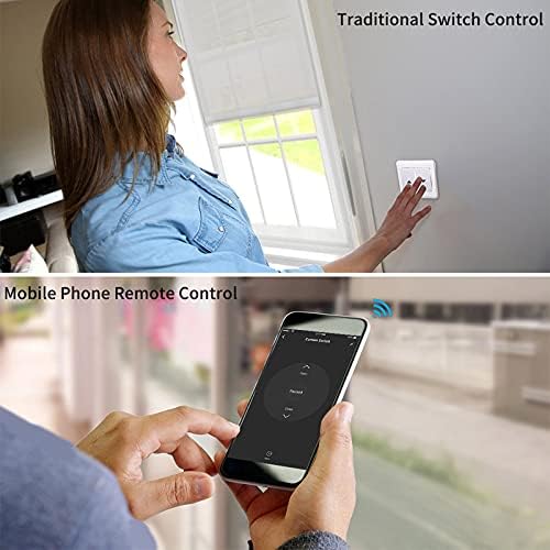 WiFi Vorhnge Rolllden Shutter Tuya Smart Life Wireless Home Automation DIY RF433 Vorhangschalter Modul Fernbedienung Mit Alexa Google Home Control