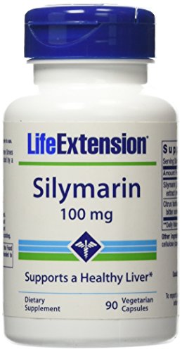 Life extension silymarin vegetarian capsules 100 mg, 90…