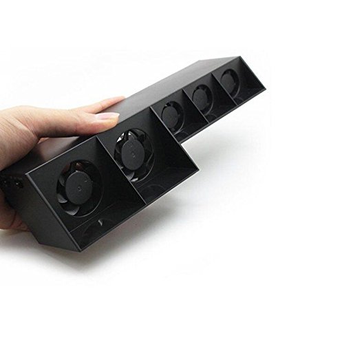 PS4 Cooling Fan,Yudeg PS4 Cooler External Turbo Cooling Stand Fan for Sony Playstation 4
