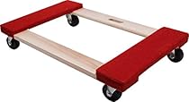 Move-It 9850 Carpeted Solid Wood Moving Dolly, 20-Inch x 31-Inch, 840-lb Load Capacity