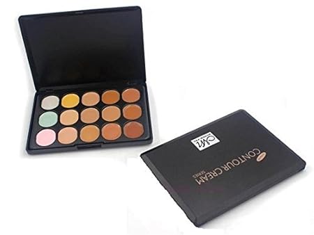 Me Now 15 Shades Highlighter Contour Cream Concealer Palette