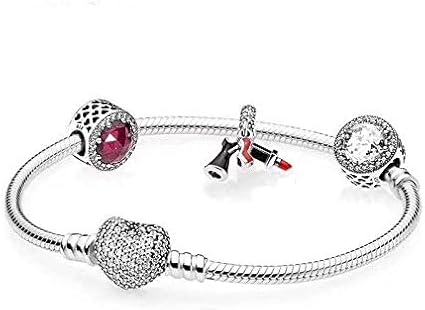 Regali Di Natale 2020 Originali.Lihaitao Braccialetti Di Fascino 2020 Nuovi 925 Legge Argento Puro Scintillante Originali Gioielli Bracciale Regali Di Natale Delle Donne Metal Color 8 Amazon It Casa E Cucina