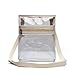 Small Clear Cross-body Messenger Bag - Multi Pocket - Long Adjustable Strap - NFL Stadium Approved