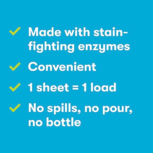 ECOS Laundry Detergent Sheets No Plastic Jug for 114 Loads Vegan