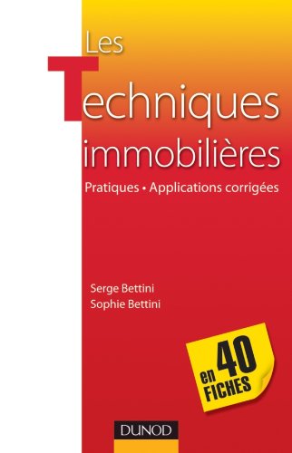 Les techniques immobilieres en 40 fiches (French Edition) by (Paperback)
