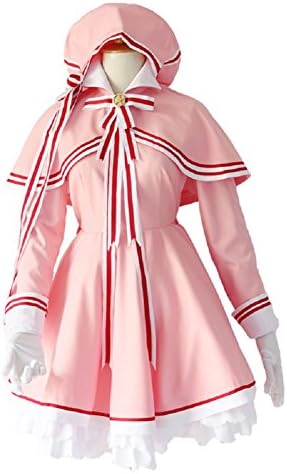 Happy Costumes Cosplay Kinomoto Sakura Pink Dress Battle Suit Cosplay Costume