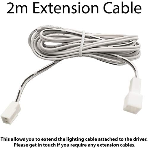 3 Stück 6-Watt-LED-Unterschrank-Leuchte & Driver-Kit – gebürstetes