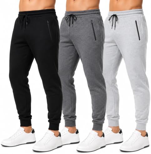 Amazon.com: iXtreme Men's Sweatpants - 3 Pack Lightweight Active