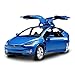 Diecast Model Cars Toy Cars Alloy Pull Back Toy Car with Sound and Light Toy Kids Toys 1/32 Scale (Blue)