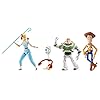 Disney Pixar Toy Story 4 Multi-Figure Pack with 5 Characters : Woody, Buzz Lightyear, Forky, Bo Peep and a Tiny-Sized…