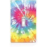 Tie Dye Light Switch Plate