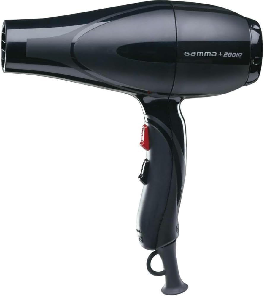 Gamma Più Professional Hair Dryer 2001 R. High Performance. Cold Air Blow. Heat Control Settings. Lightweight.Silent.Blow Dryer Curly and Straight.Powerful. Ergonomic Handle.W 1900-2200.Italian socket