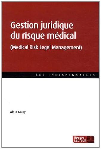 Download Gestion juridique du risque médical PDF