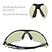 Howard Leight by Honeywell Uvex Acadia Low-Light Shooting Glasses with Uvextreme Plus Anti-Fog Lens Coating, Amber Lens (R-02215)